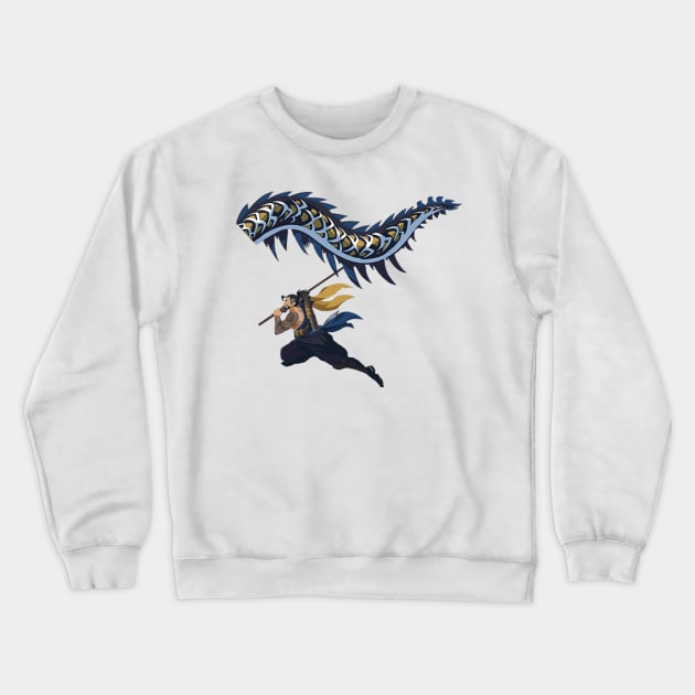 Hanzo Dragon Dance Crewneck Sweatshirt by Genessis